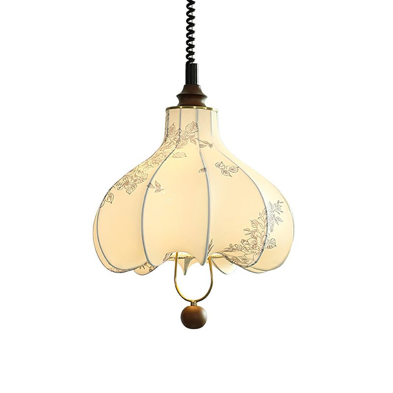 Pear Fabric Pendant Lamp - Blowlighting