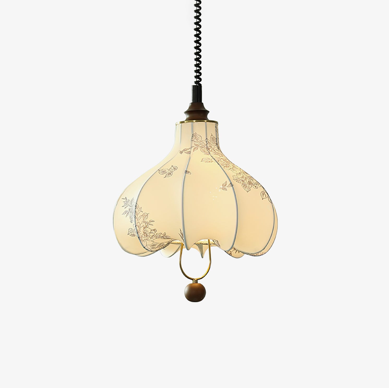Pear Fabric Pendant Lamp - Blowlighting