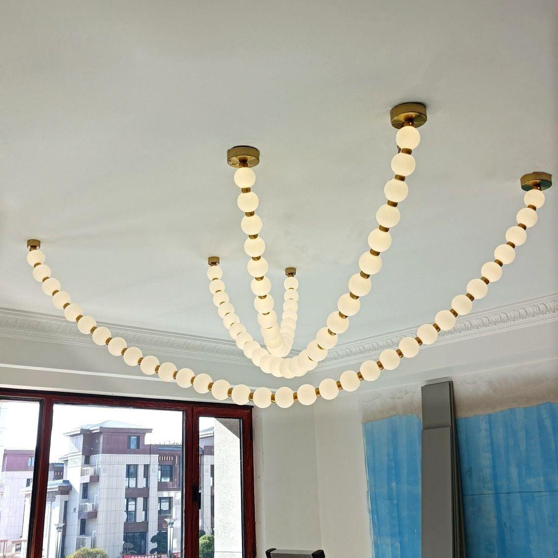 Zalvarin Brass Sputnik Chandelier - Blowlighting