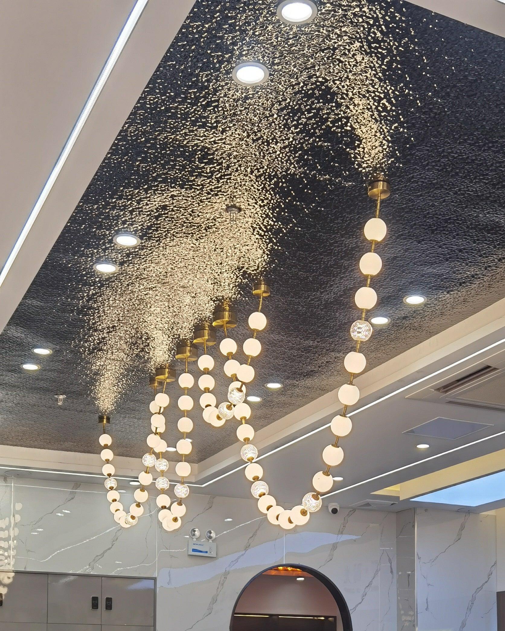 Zalvarin Brass Sputnik Chandelier - Blowlighting