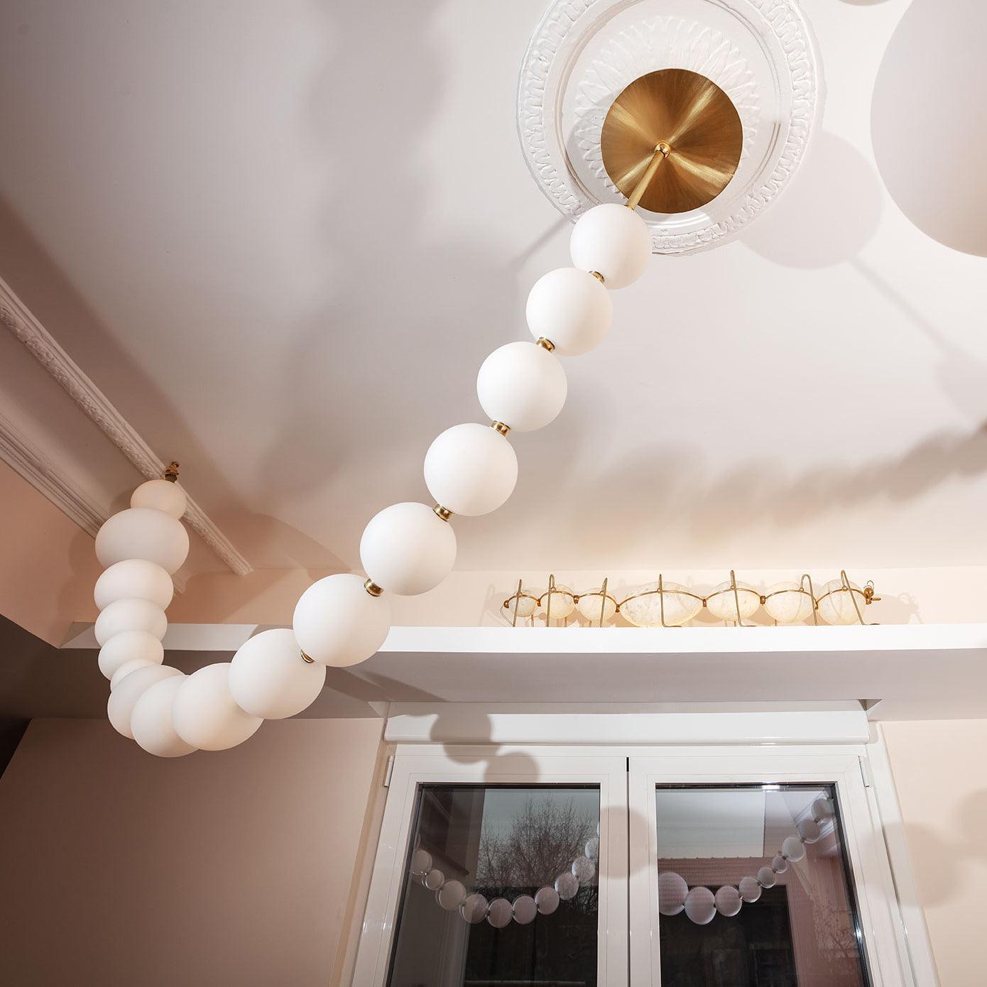 Zalvarin Brass Sputnik Chandelier - Blowlighting