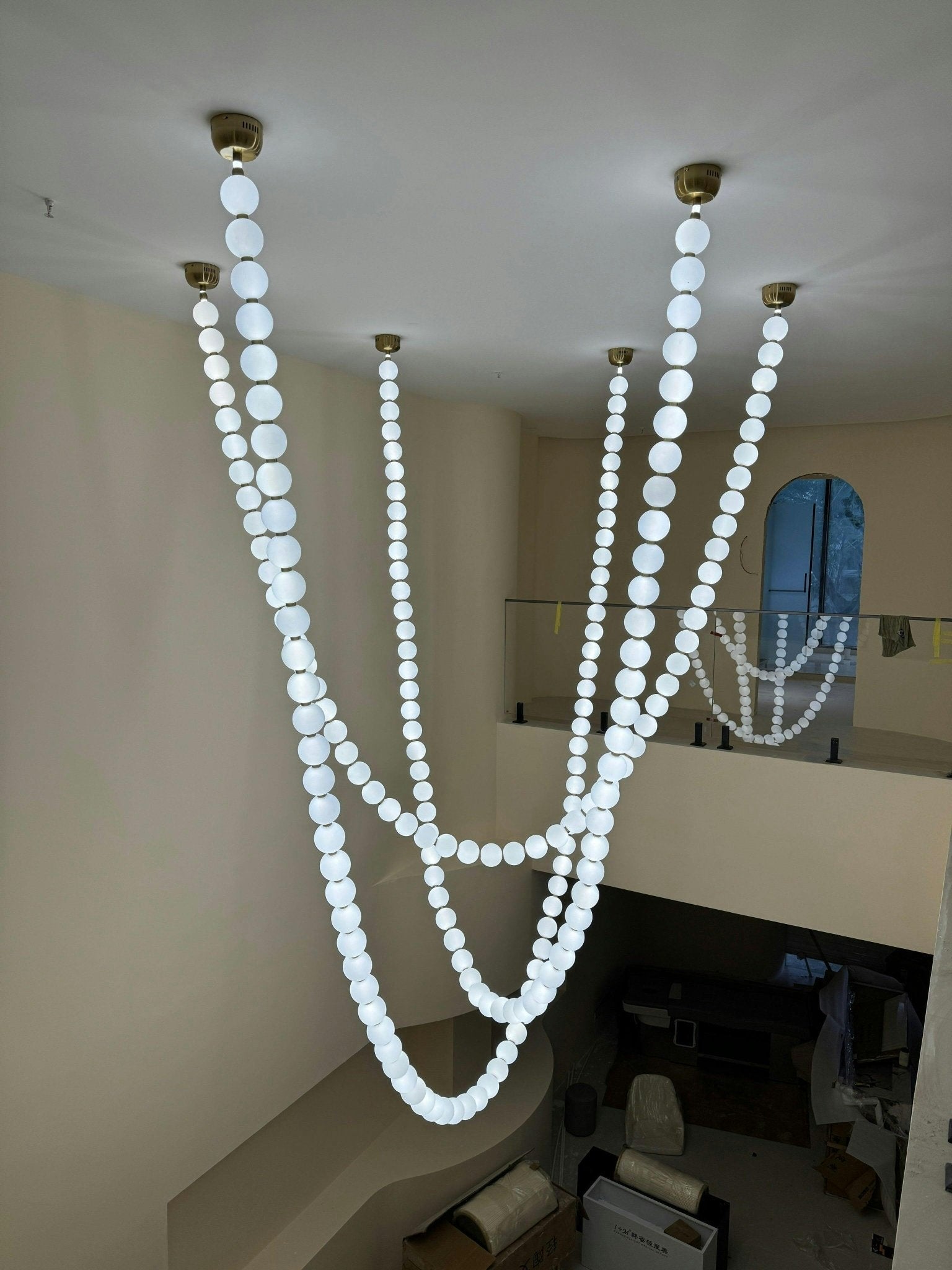 Zalvarin Brass Sputnik Chandelier - Blowlighting