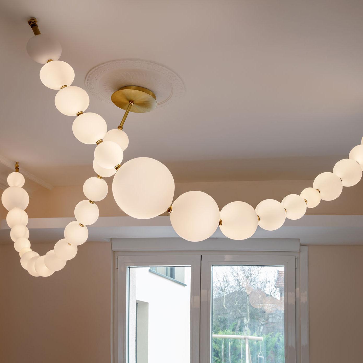 Zalvarin Brass Sputnik Chandelier - Blowlighting