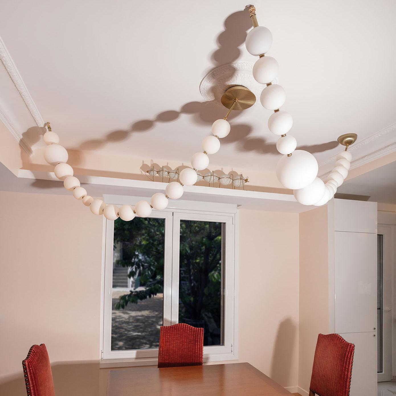 Zalvarin Brass Sputnik Chandelier - Blowlighting