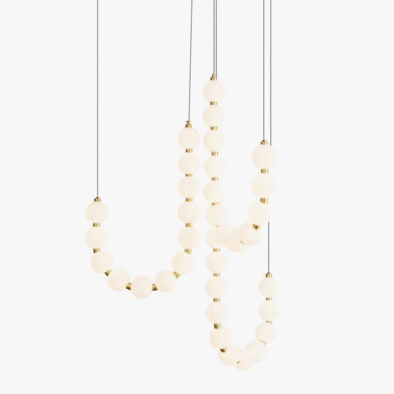 Pearl Modernl Glass Chandelier - Blowlighting