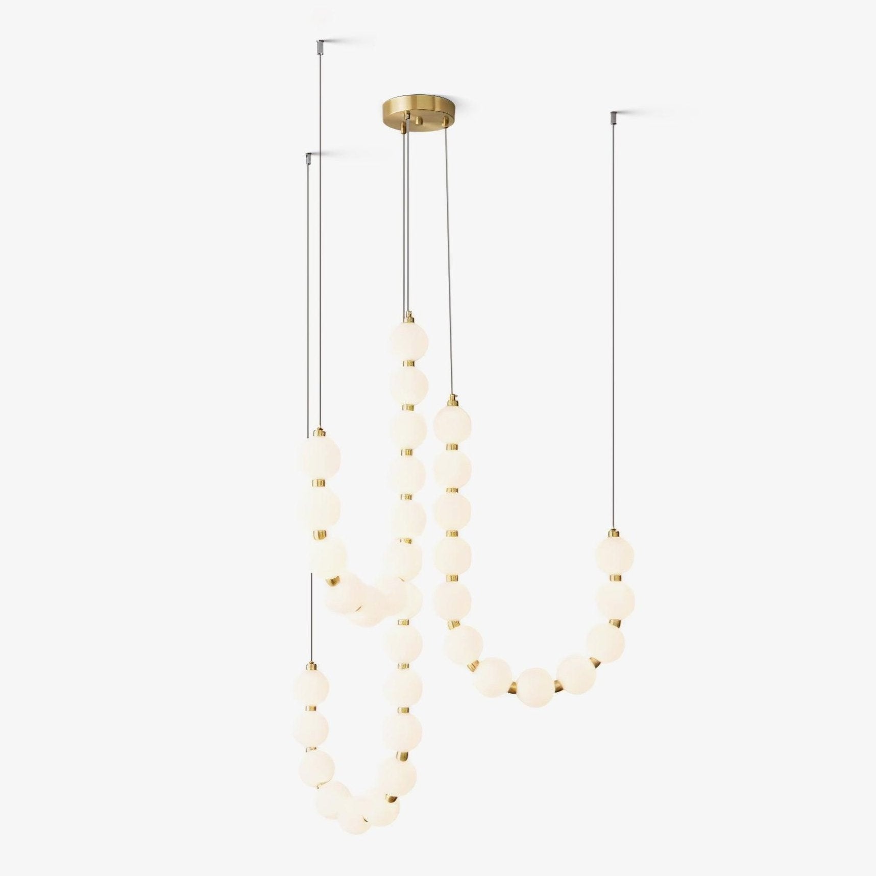 Pearl Modernl Glass Chandelier - Blowlighting