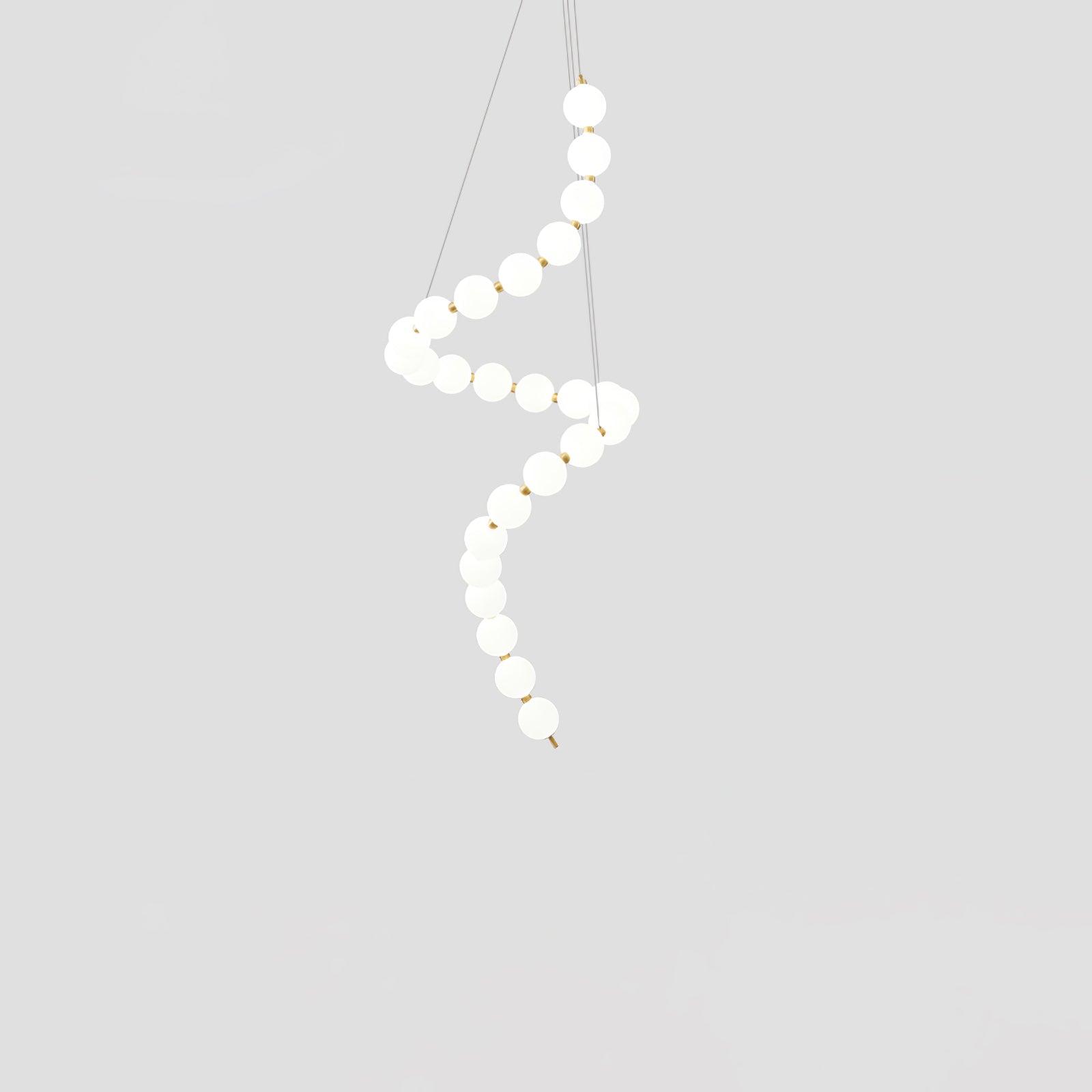 Pearl Modernl Glass Chandelier - Blowlighting
