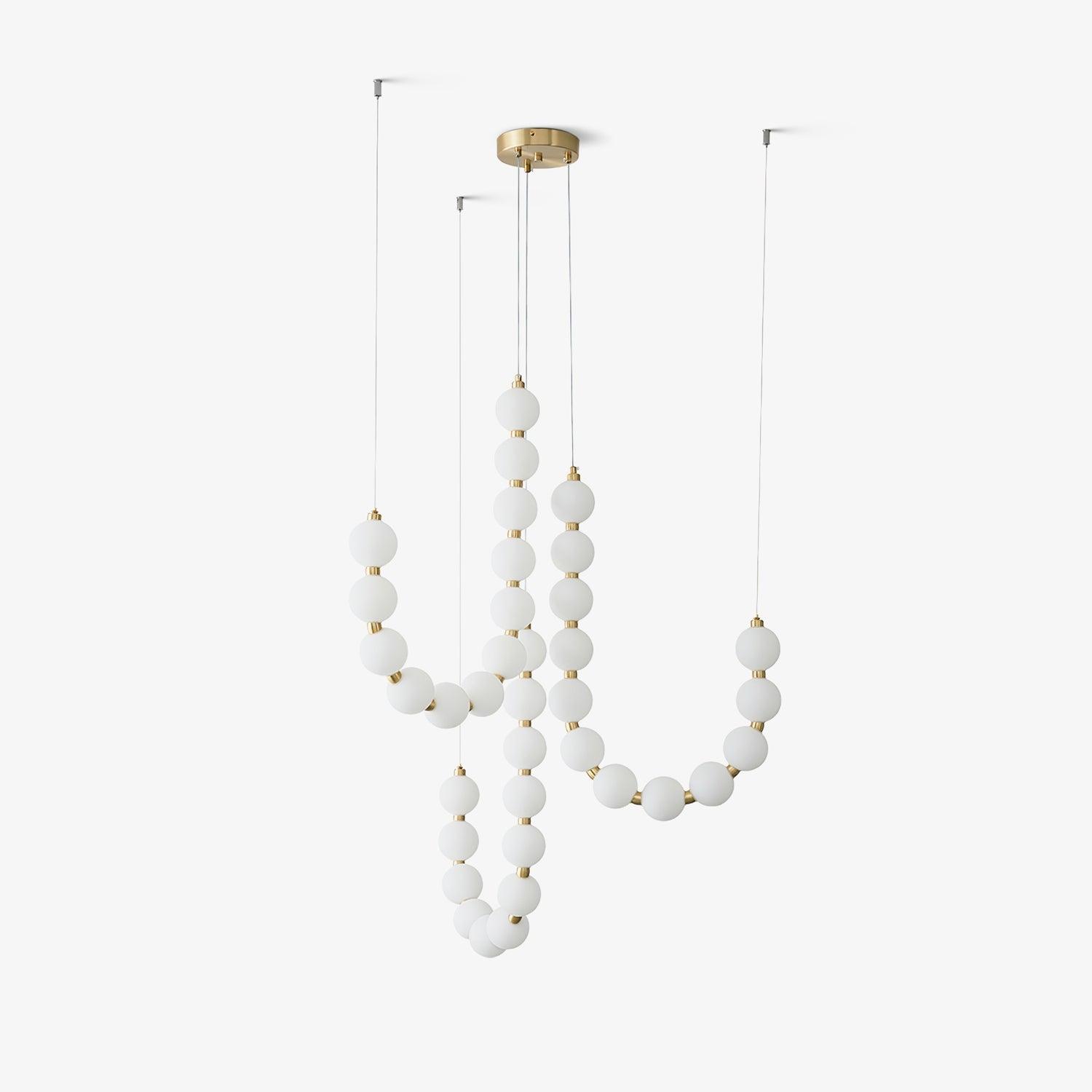 Pearl Modernl Glass Chandelier - Blowlighting