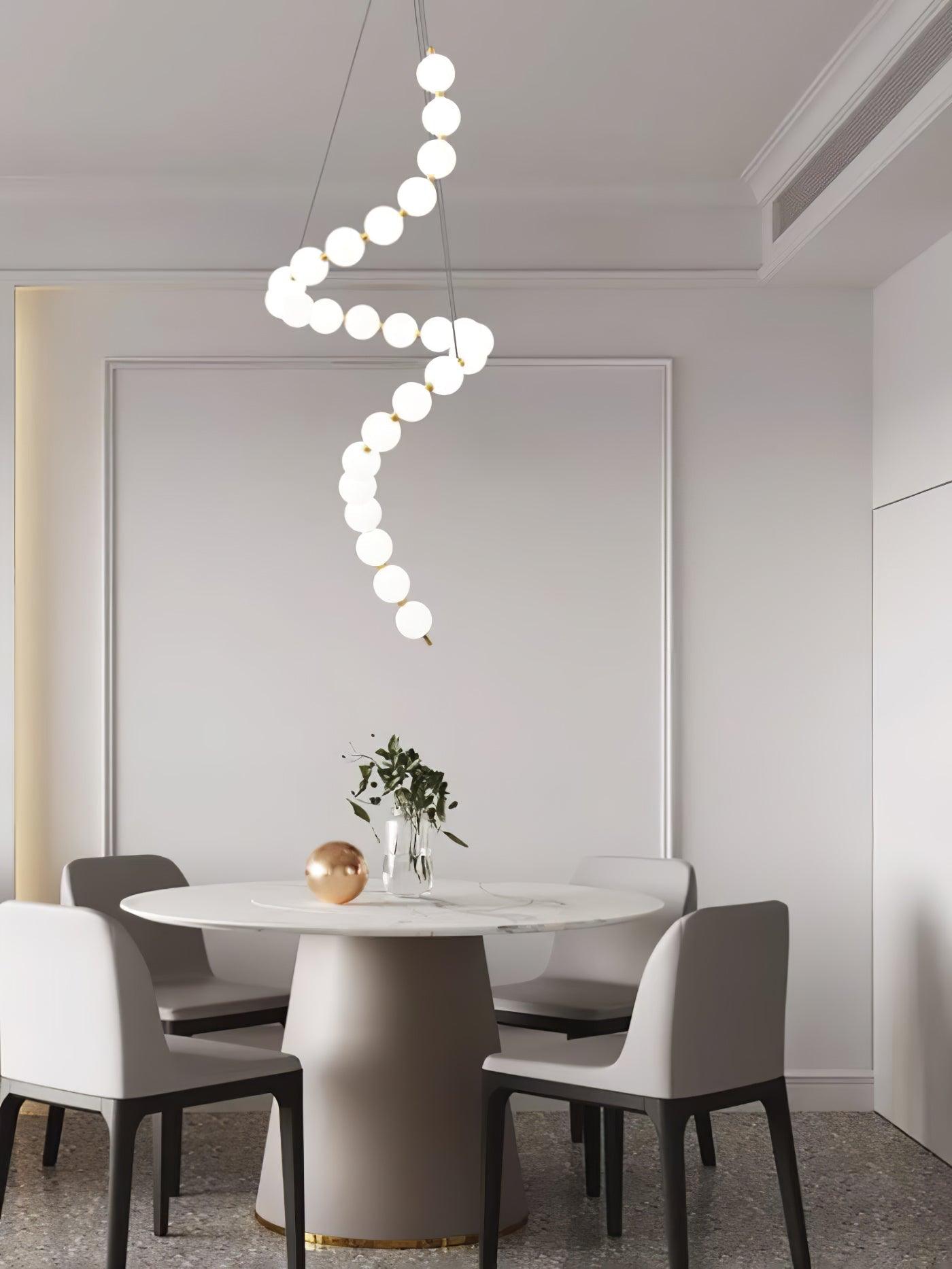 Pearl Modernl Glass Chandelier - Blowlighting