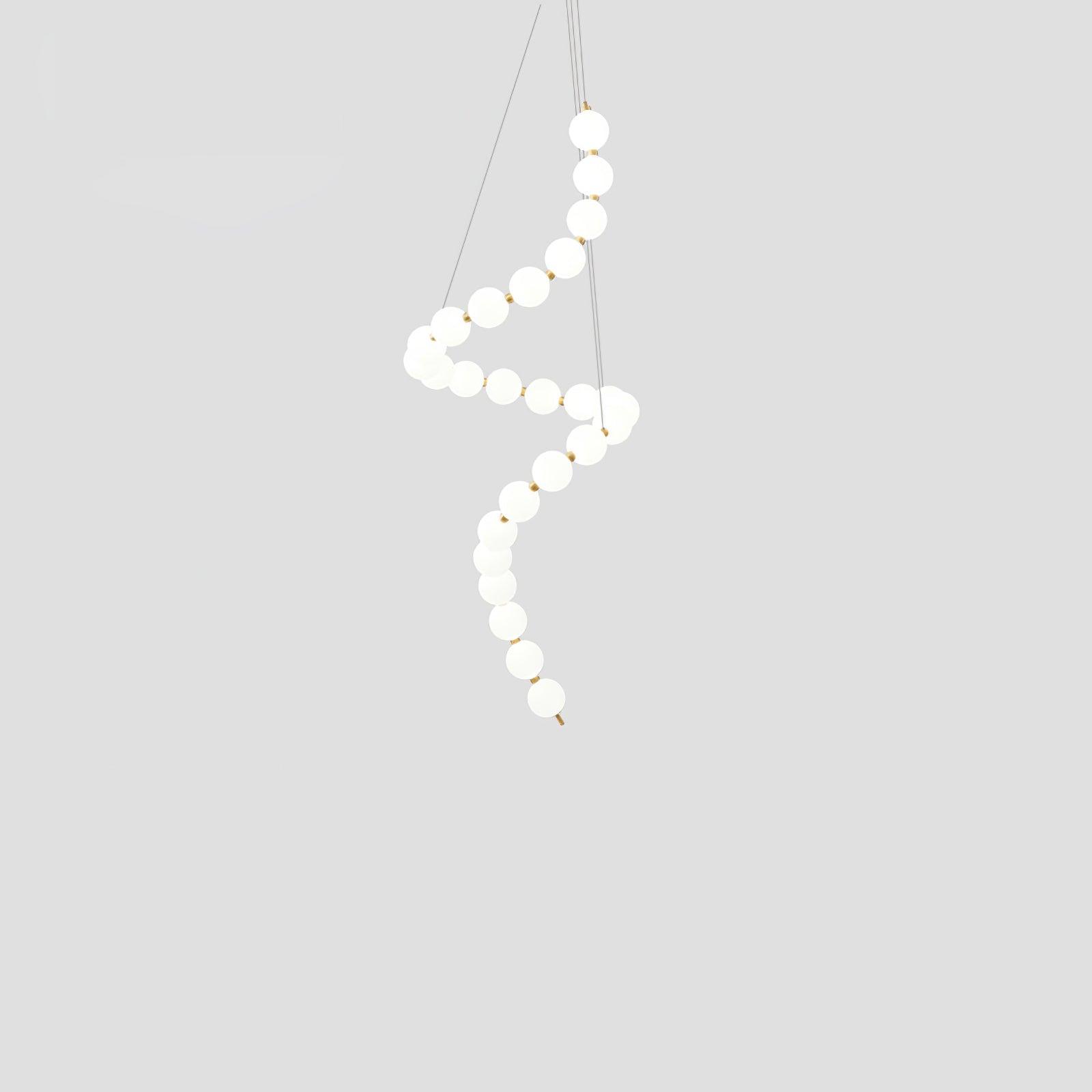 Pearl Modernl Glass Chandelier - Blowlighting