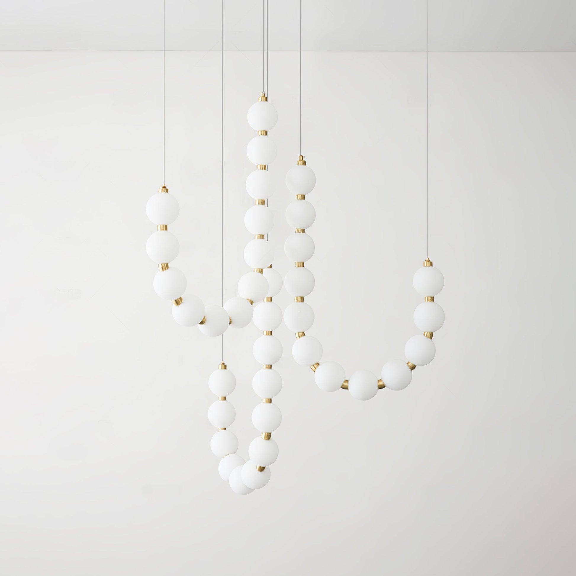 Pearl Modernl Glass Chandelier - Blowlighting