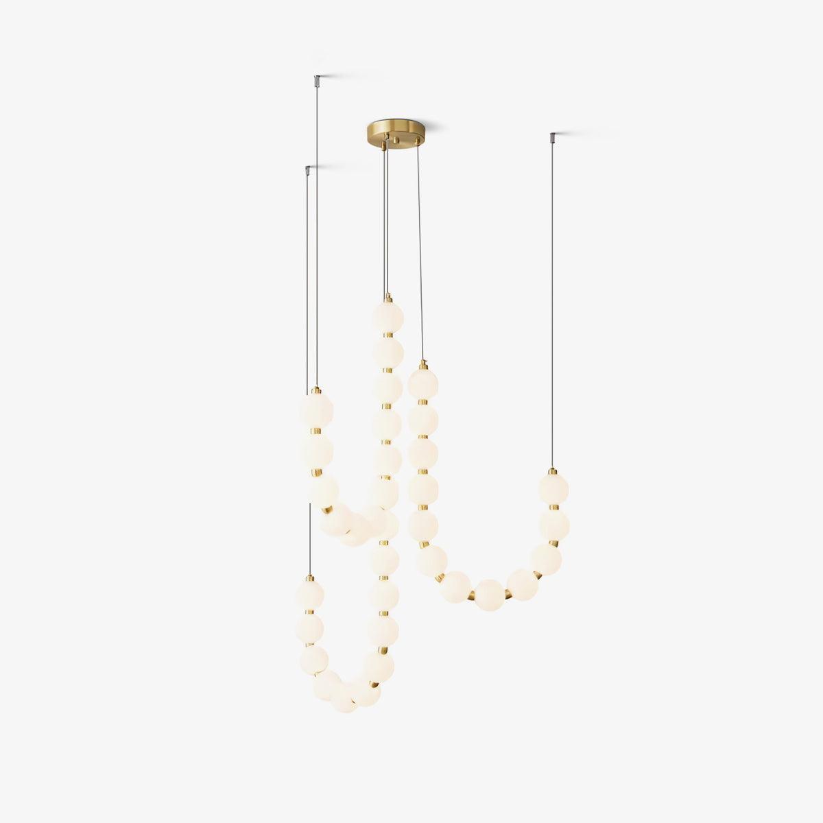 Pearl Modernl Glass Chandelier - Blowlighting