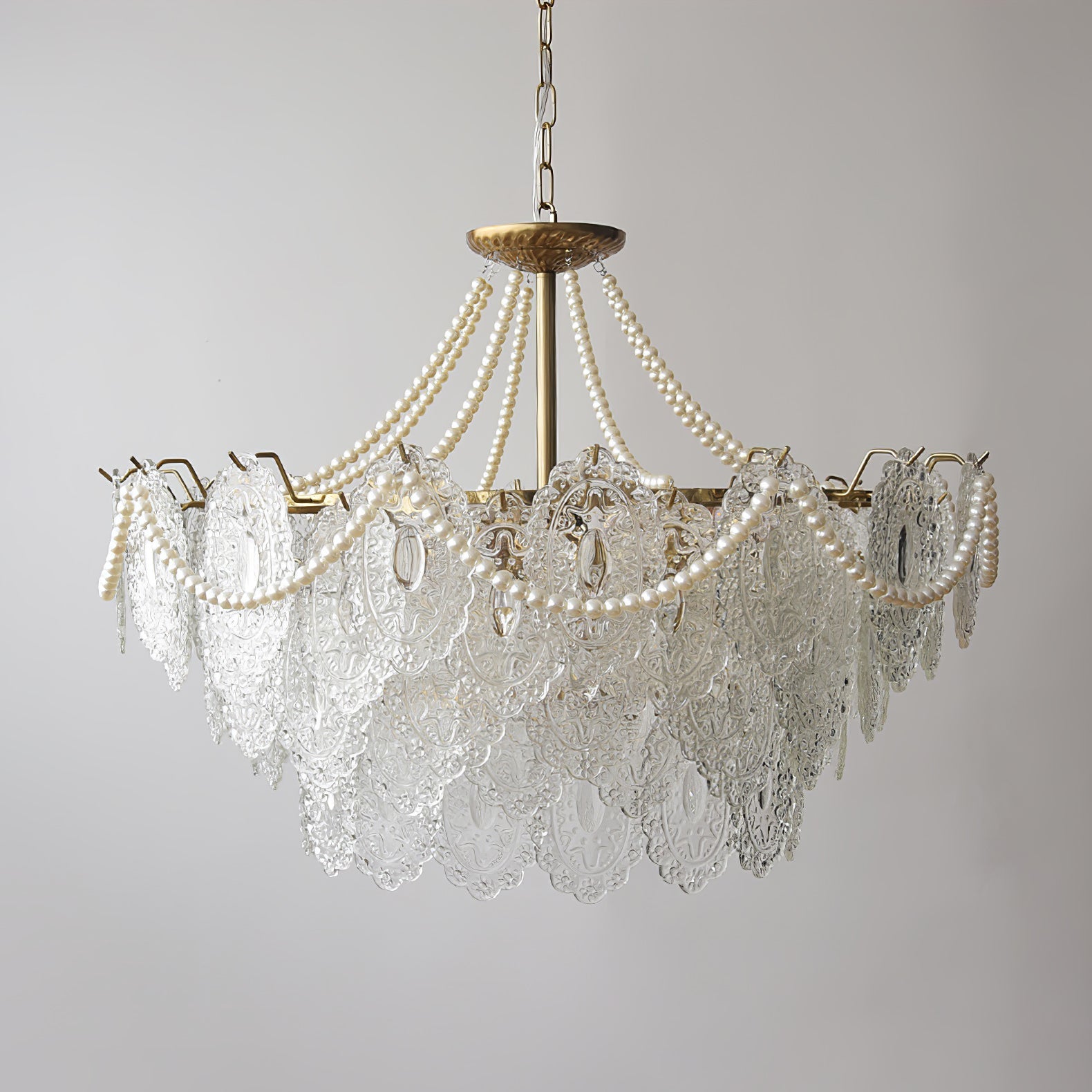 Pearls Glass Chandelier - Blowlighting