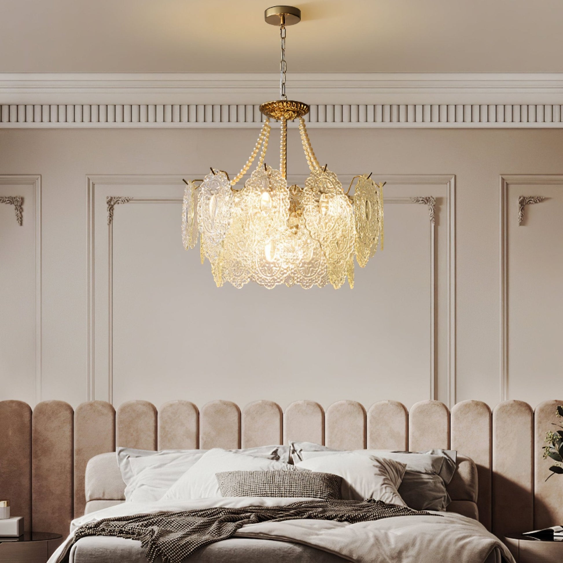 Pearls Glass Chandelier - Blowlighting