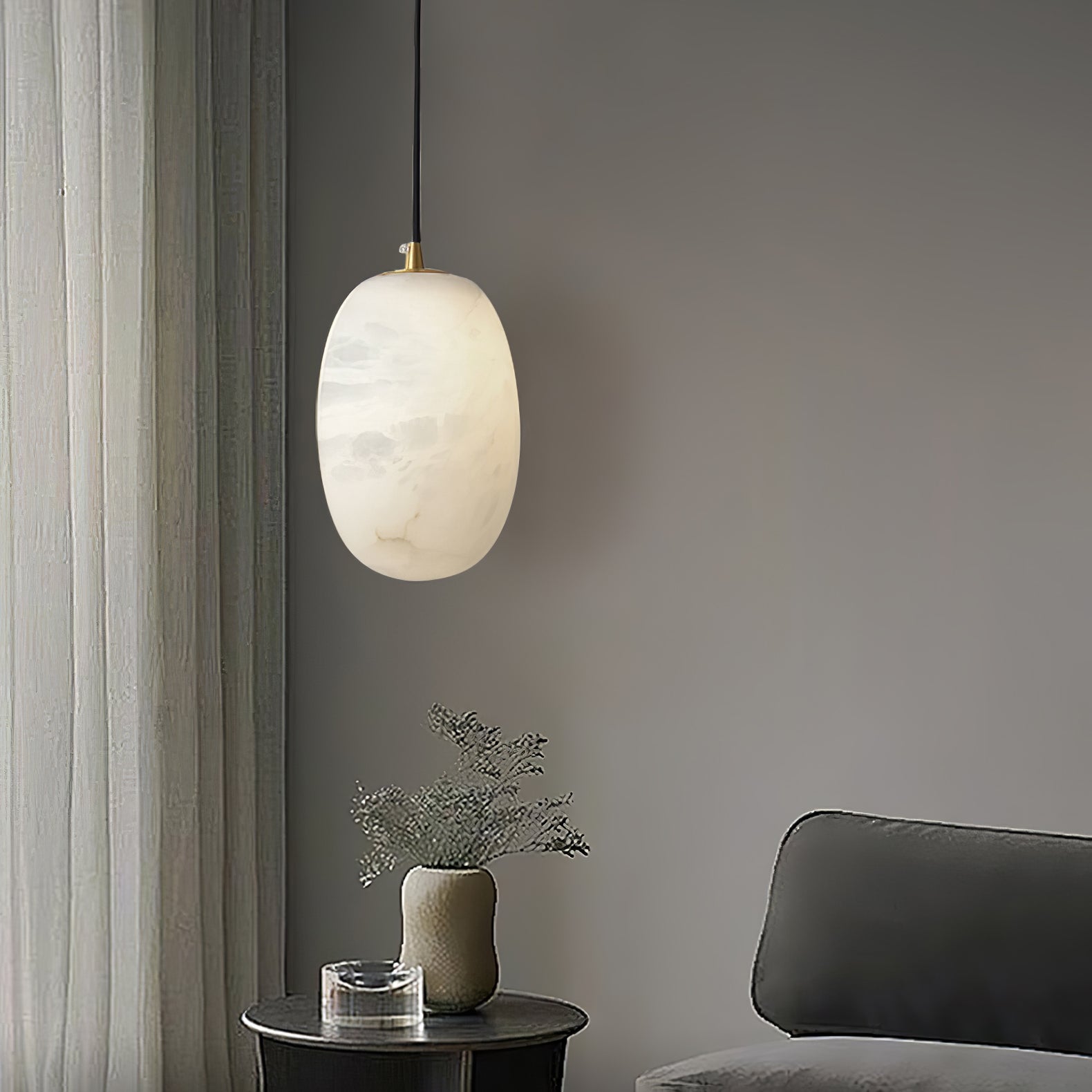 Vevelila Alabaster Pendant Light - Blowlighting