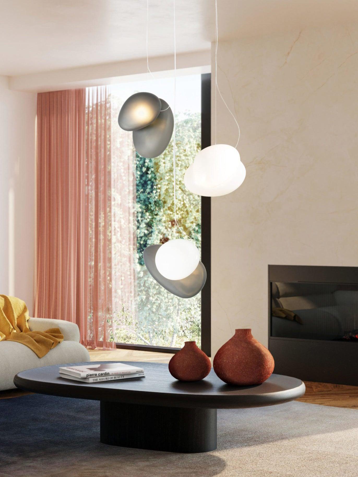 Translucent Frosted Glass Pendant Light - Blowlighting