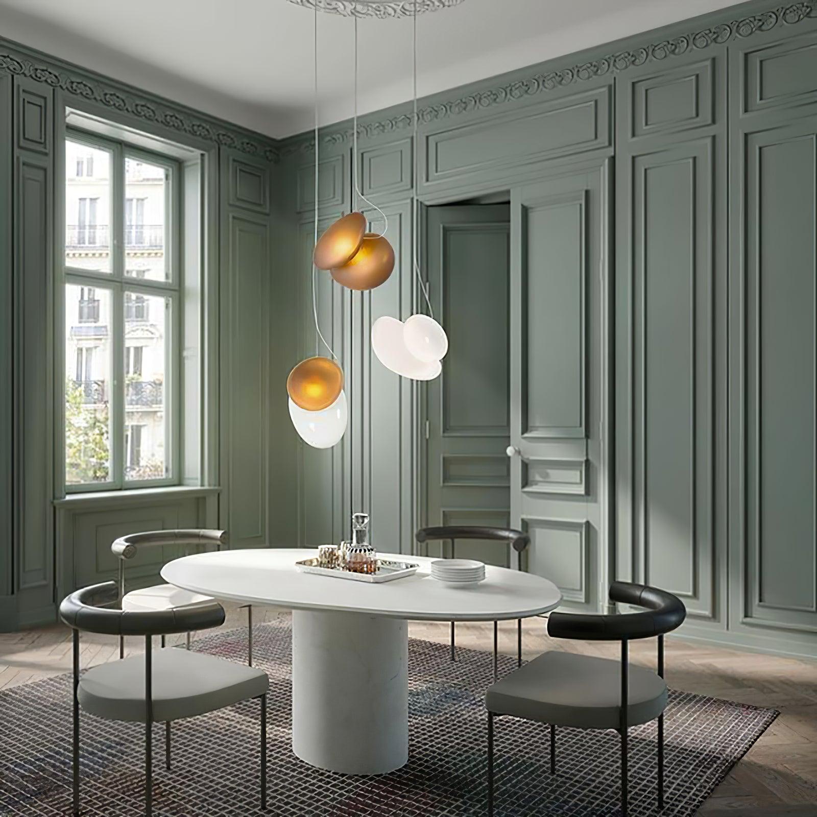 Translucent Frosted Glass Pendant Light - Blowlighting