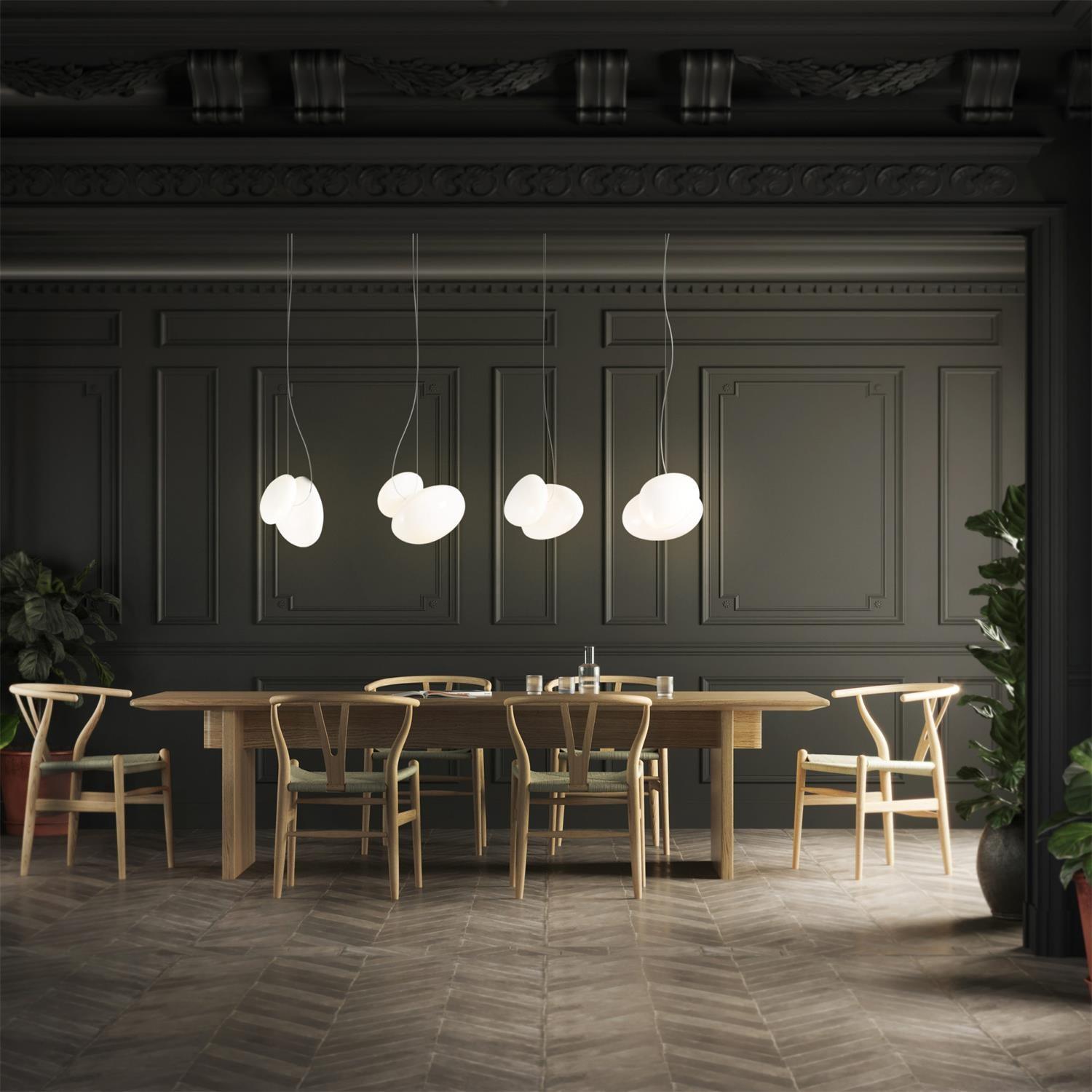 Translucent Frosted Glass Pendant Light - Blowlighting