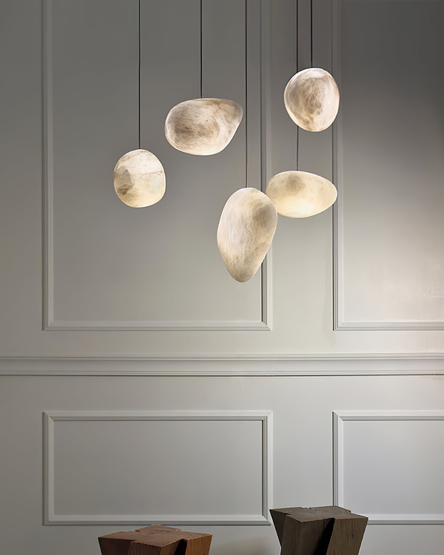 Nerida Alabaster Pendant Light - Blowlighting