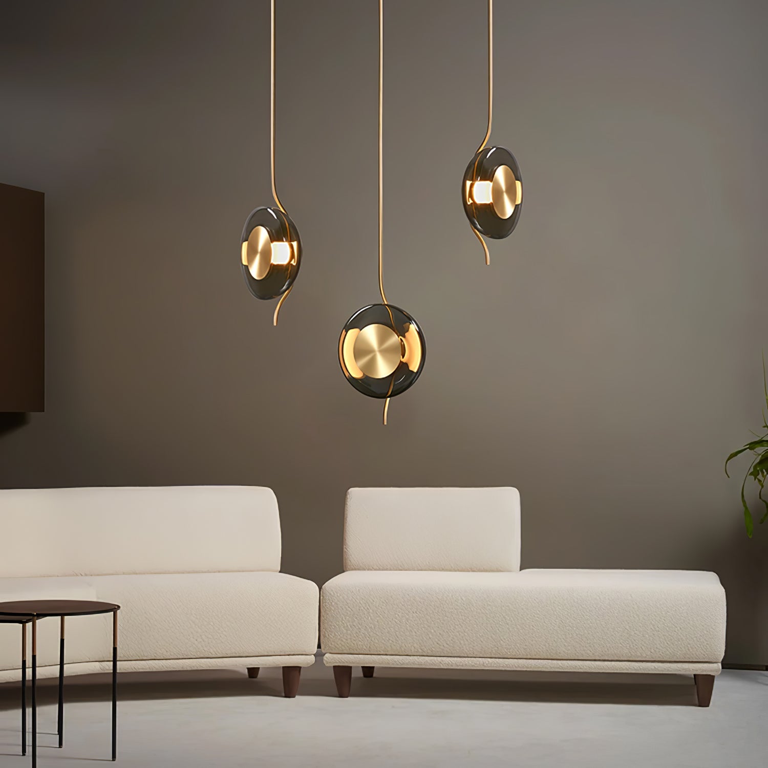 Umirus Modern Minimalist Glass Metal Pendant Lamp - Blowlighting