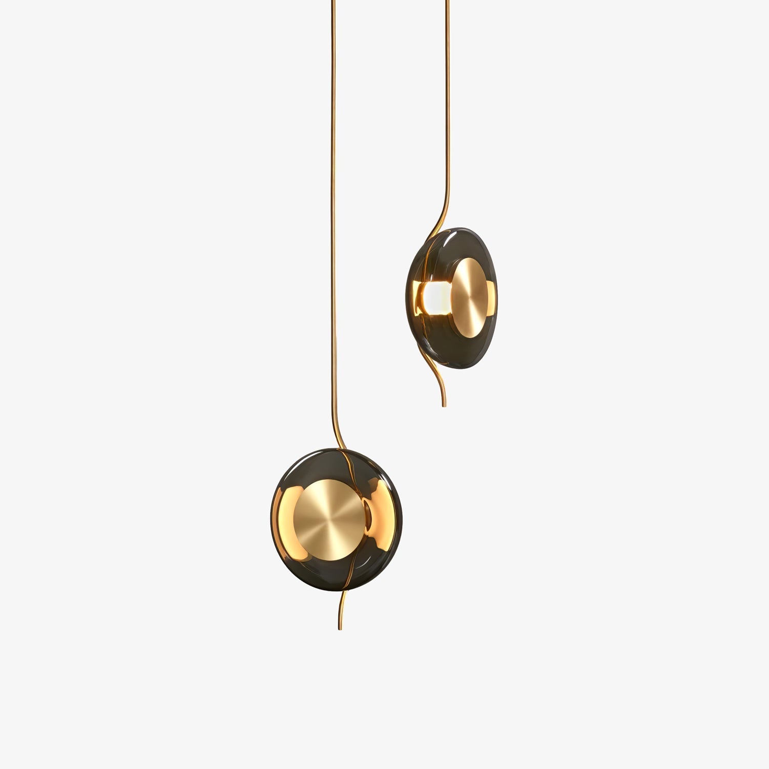 Umirus Modern Minimalist Glass Metal Pendant Lamp - Blowlighting