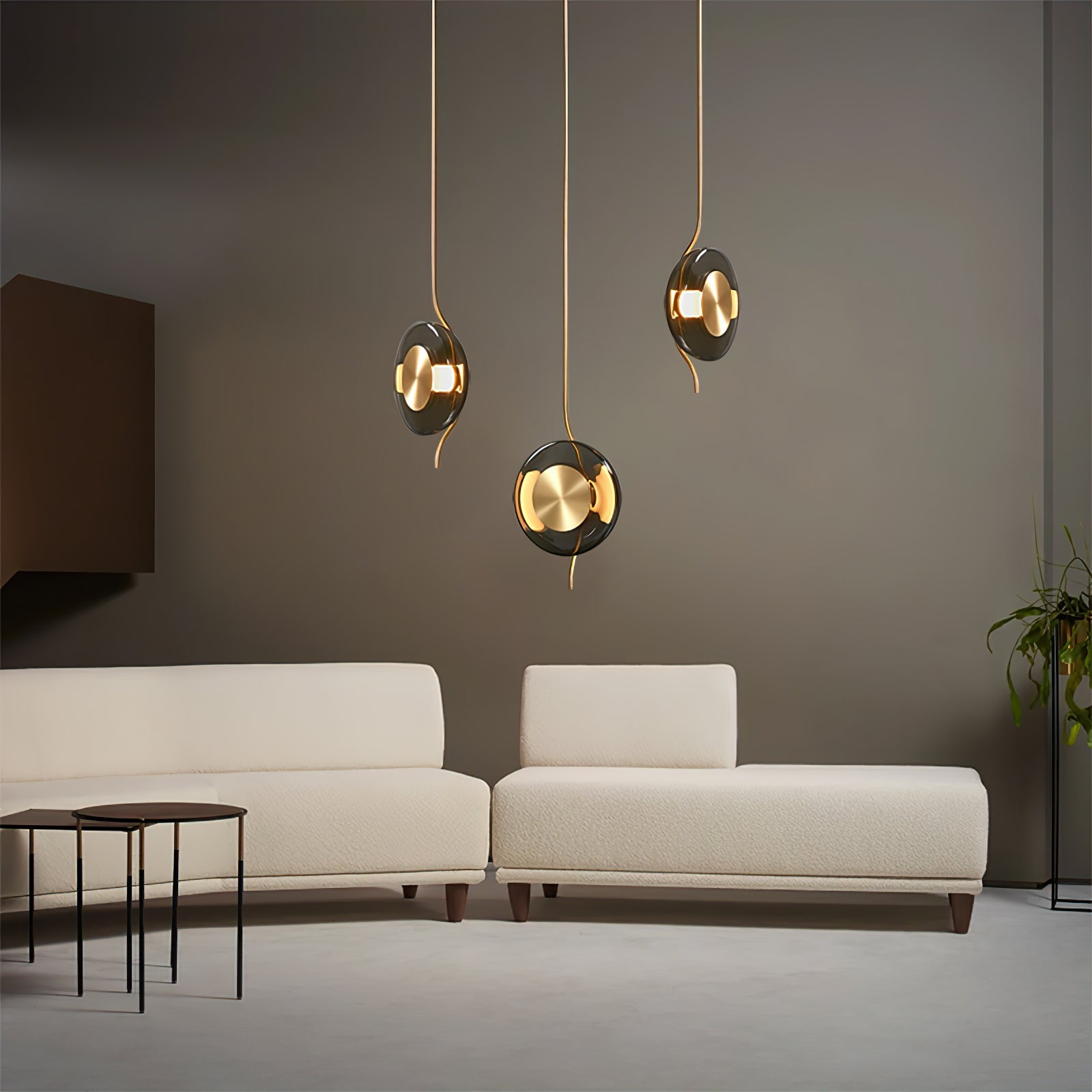 Umirus Modern Minimalist Glass Metal Pendant Lamp - Blowlighting