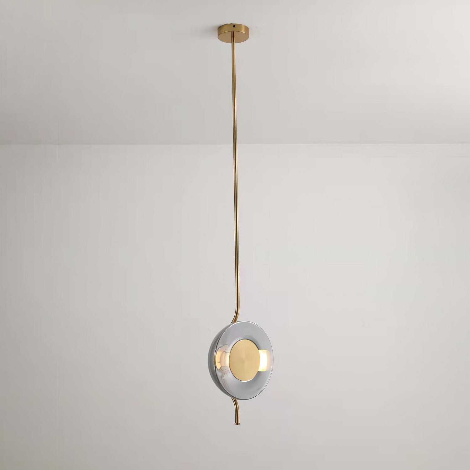 Umirus Modern Minimalist Glass Metal Pendant Lamp - Blowlighting