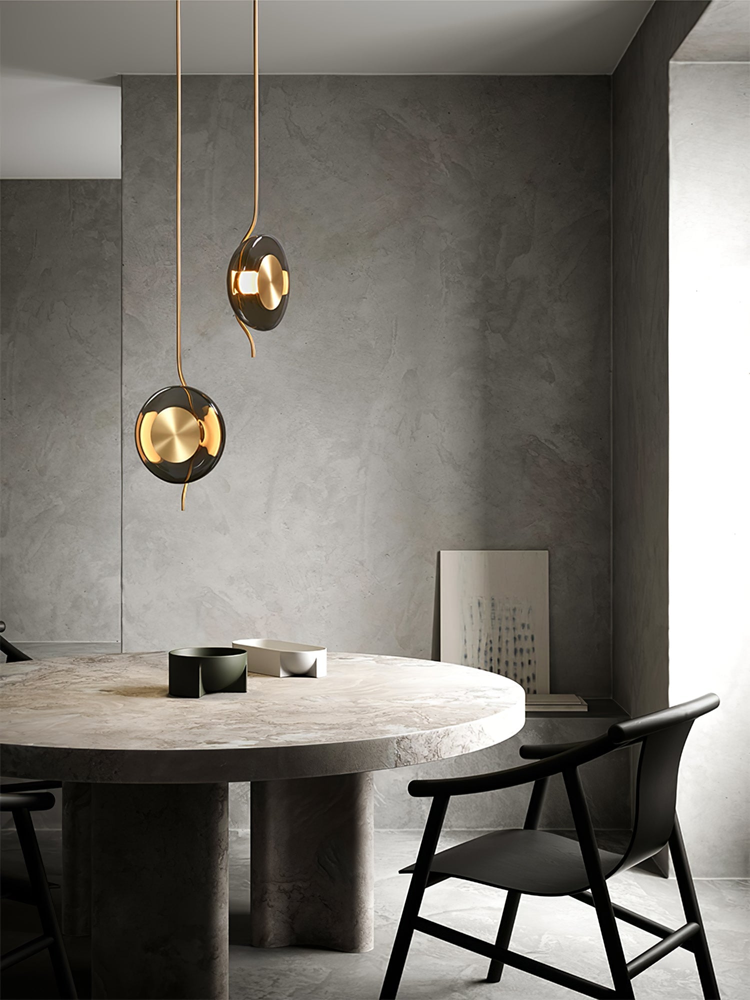 Umirus Modern Minimalist Glass Metal Pendant Lamp - Blowlighting