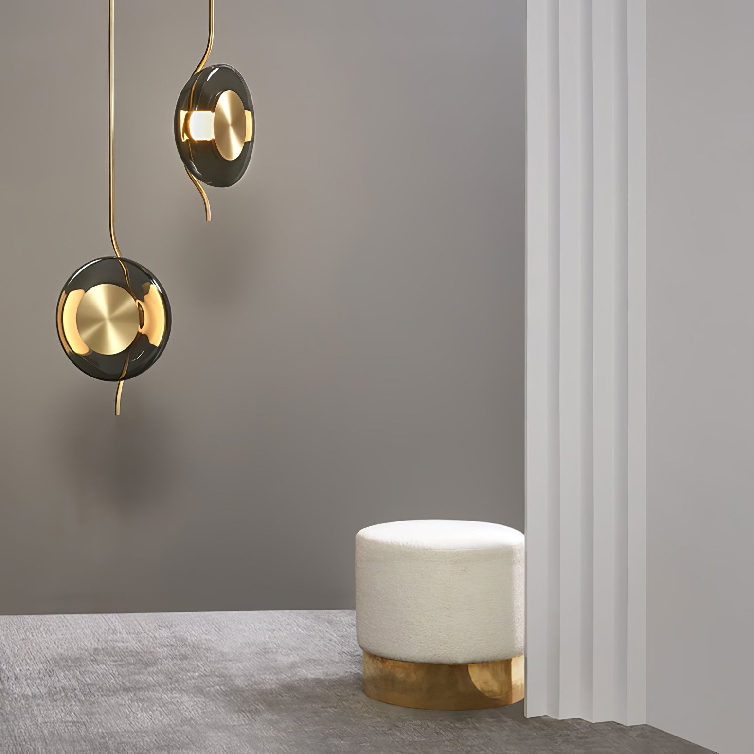 Umirus Modern Minimalist Glass Metal Pendant Lamp - Blowlighting