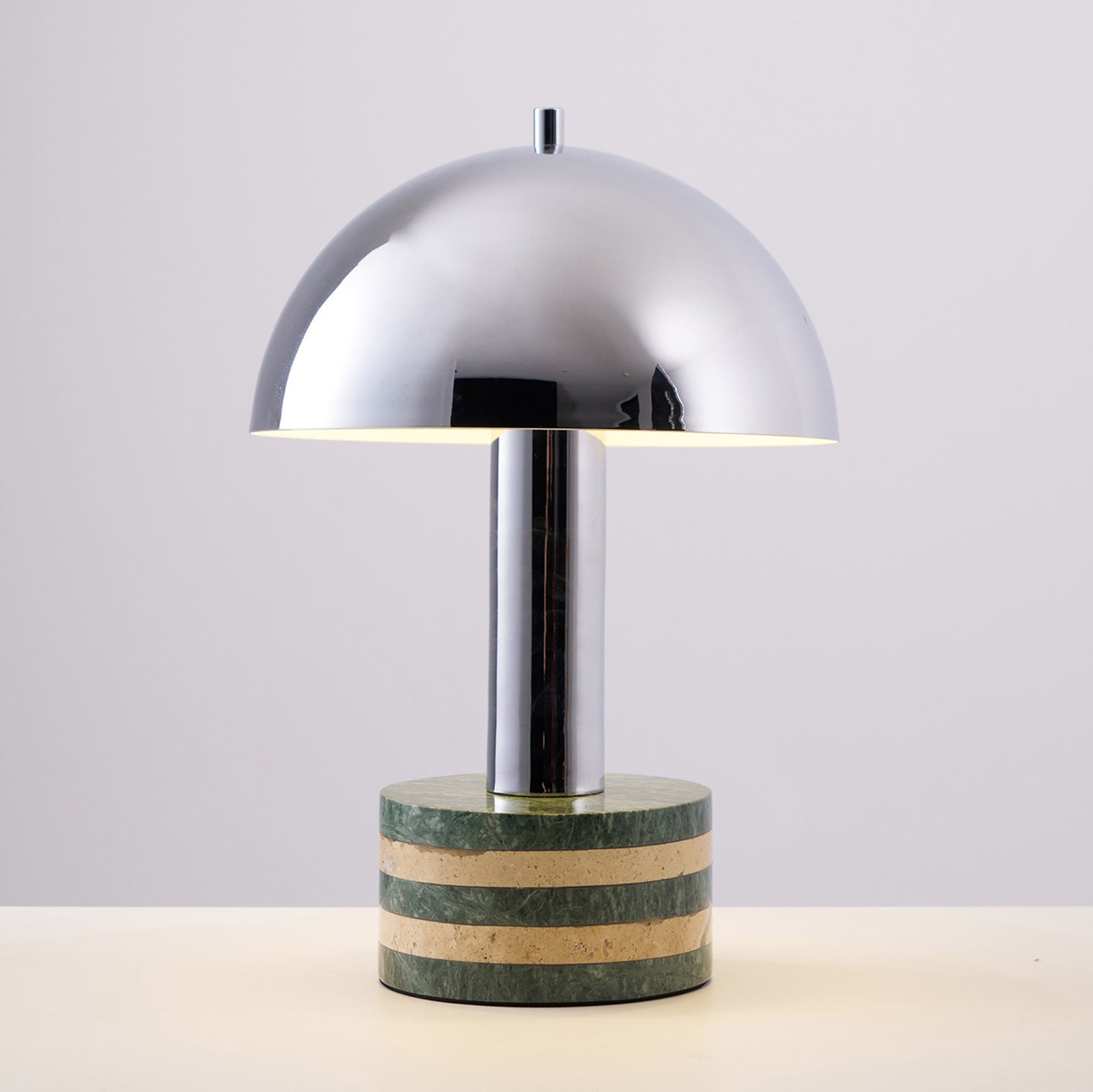 Luno Chrome Table Lamp - Blowlighting