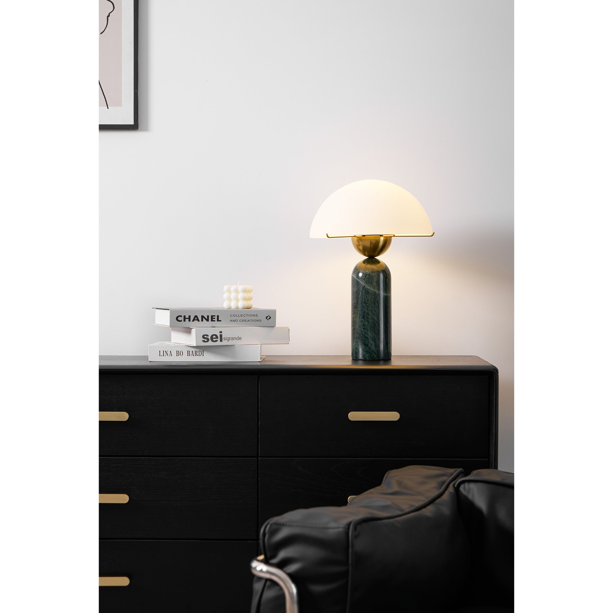 Veviniel Alabaster Table Lamp - Blowlighting