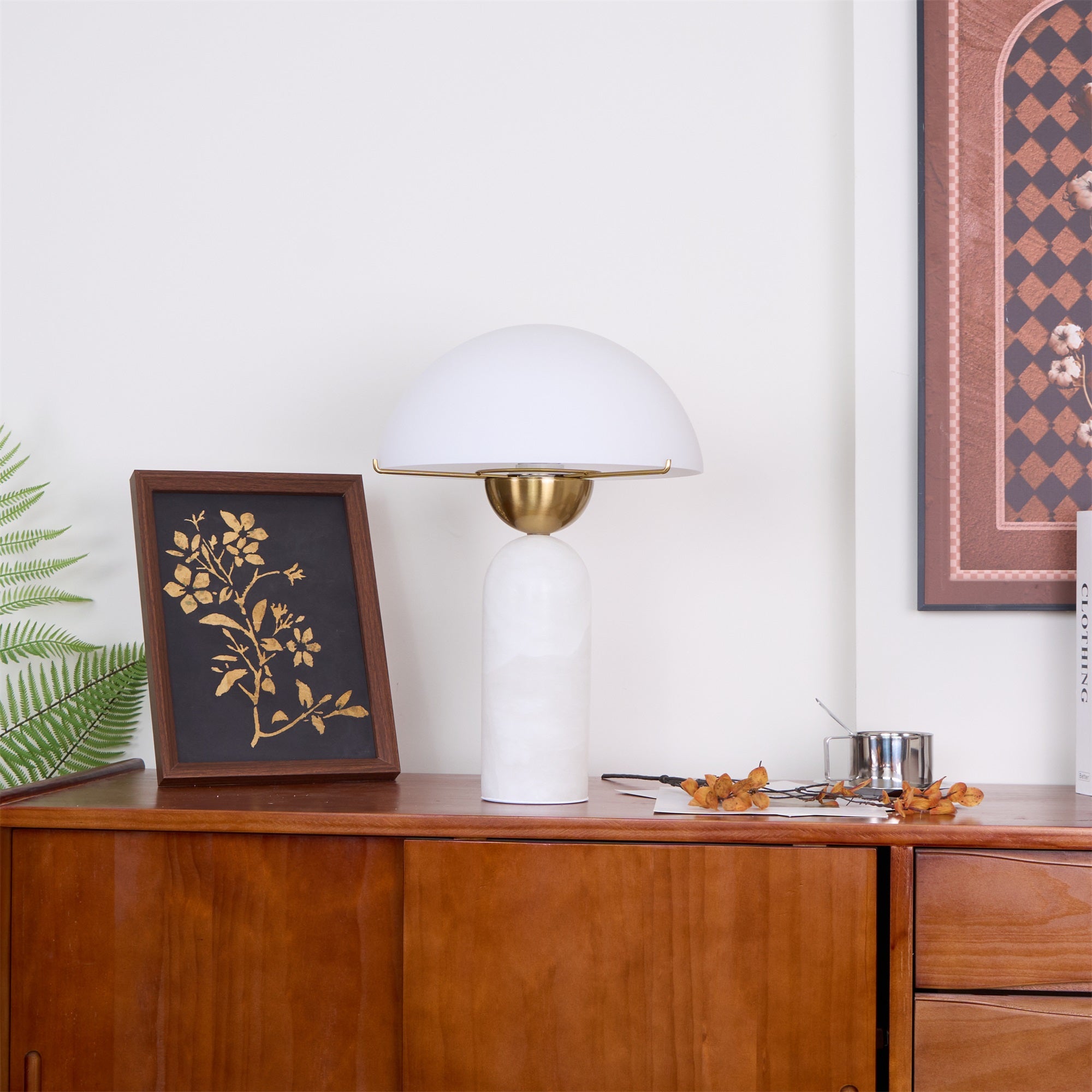 Veviniel Alabaster Table Lamp - Blowlighting