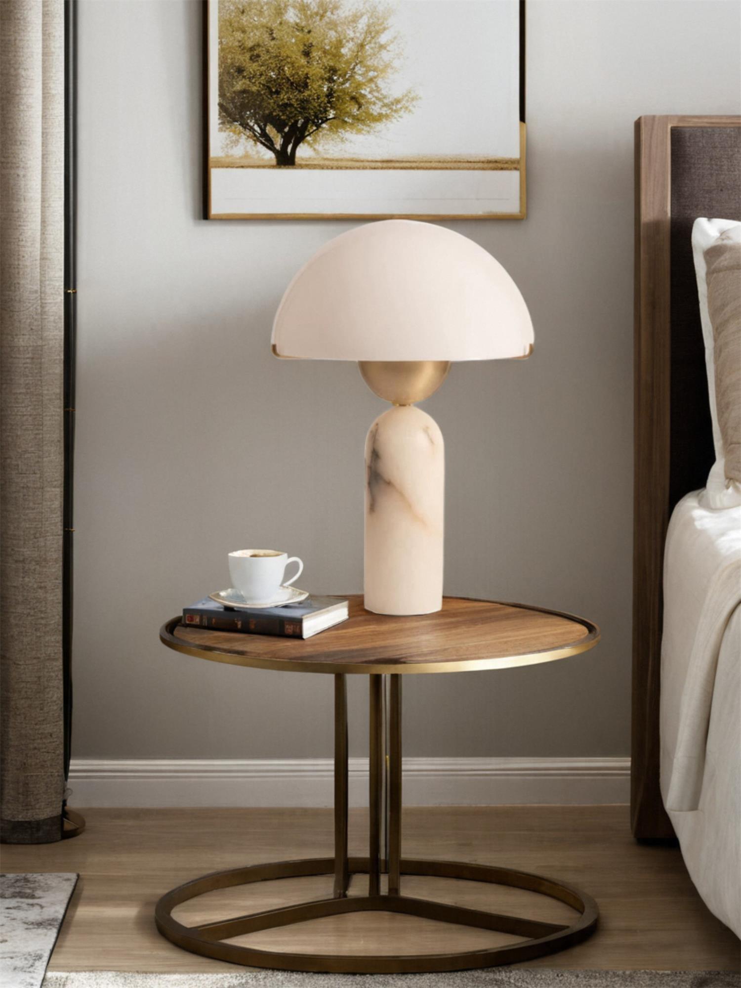 Veviniel Alabaster Table Lamp - Blowlighting