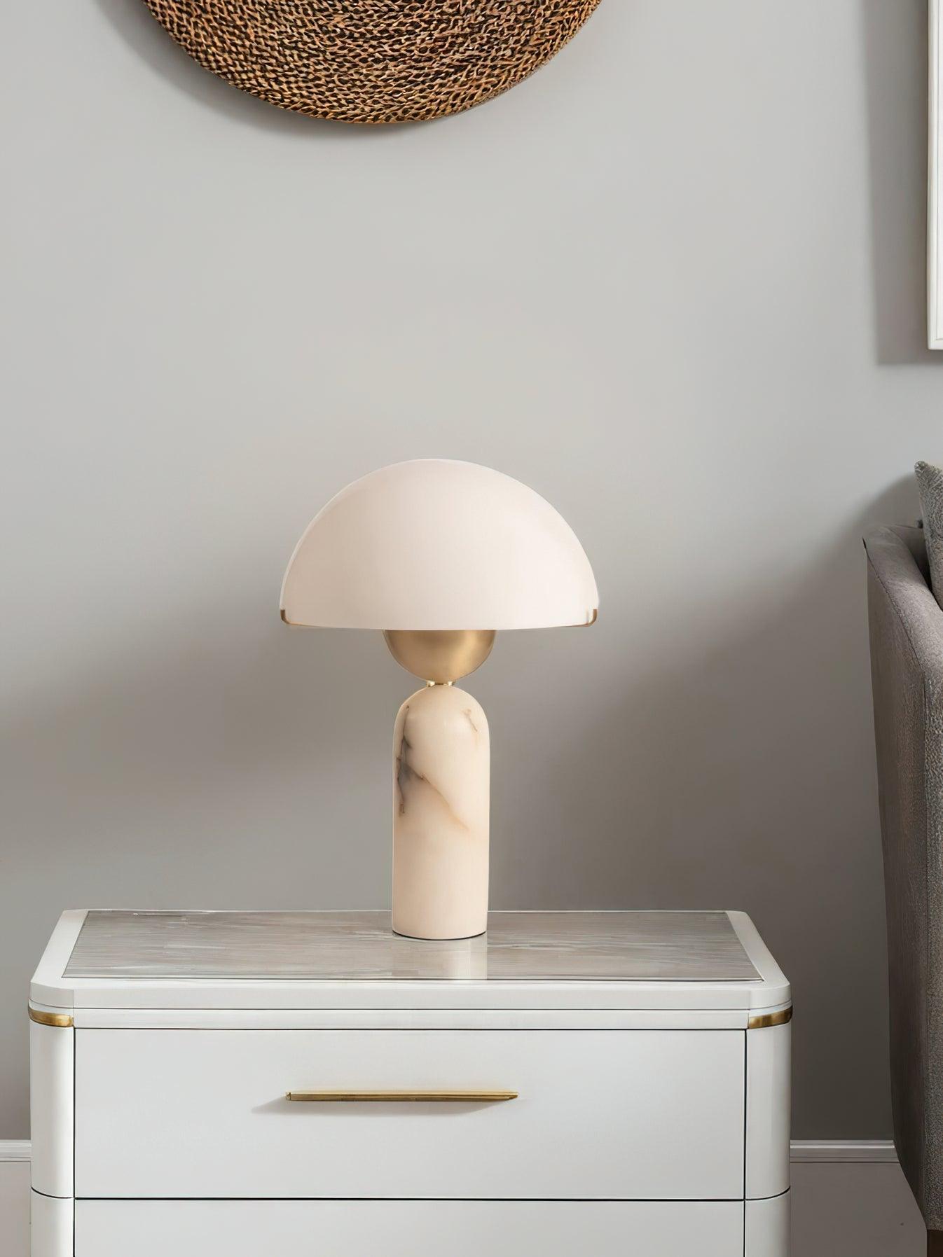 Veviniel Alabaster Table Lamp - Blowlighting