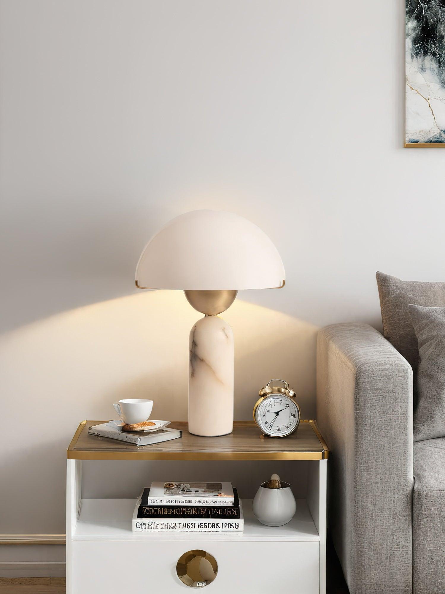 Veviniel Alabaster Table Lamp - Blowlighting