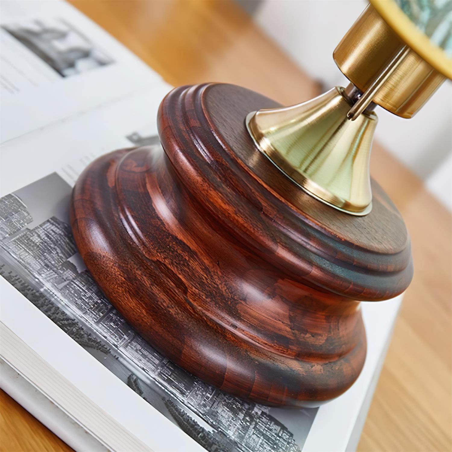 Peony Vintage Glass Table Light