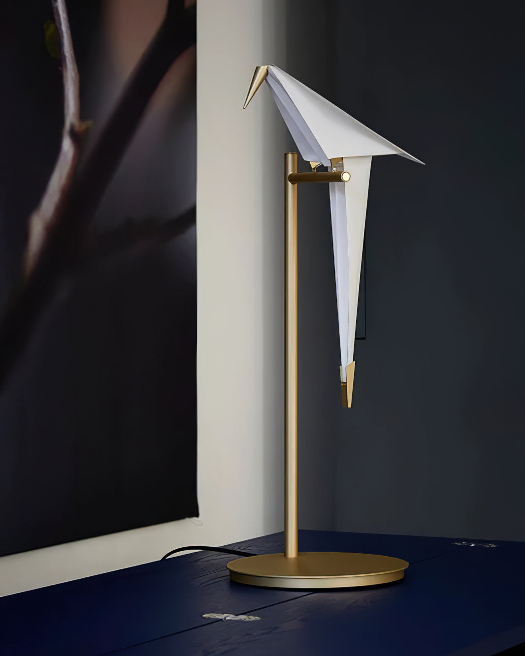 Paper Crane Bird Table Lamp - Blowlighting