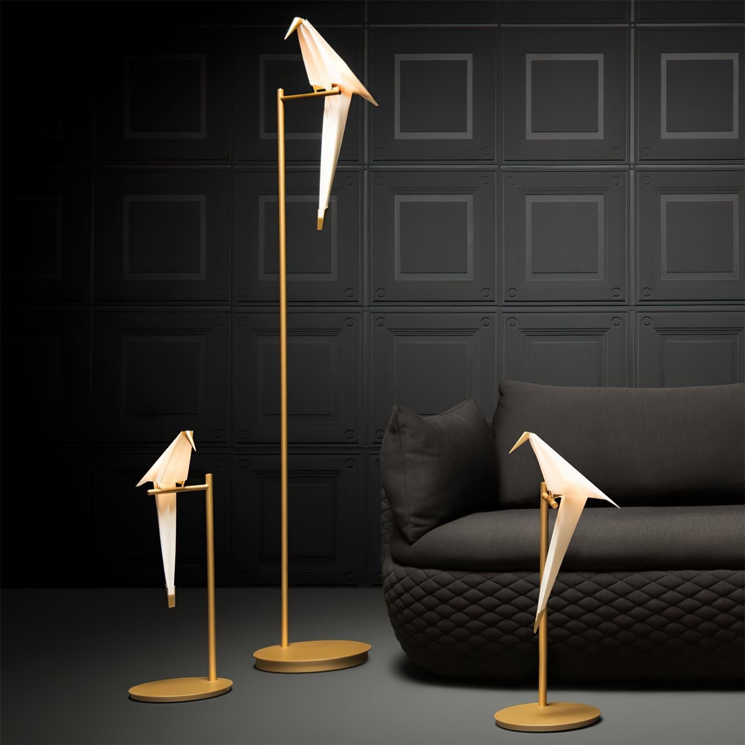 Paper Crane Bird Table Lamp - Blowlighting