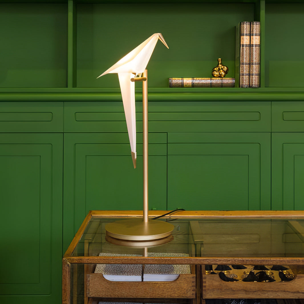 Paper Crane Bird Table Lamp - Blowlighting