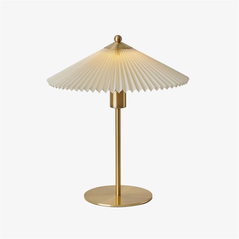 Perla Pleated Table Lamp - Blowlighting