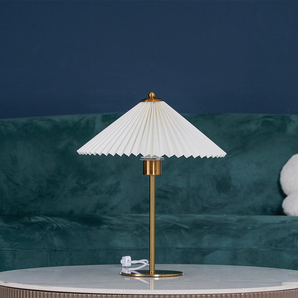 Perla Pleated Table Lamp - Blowlighting