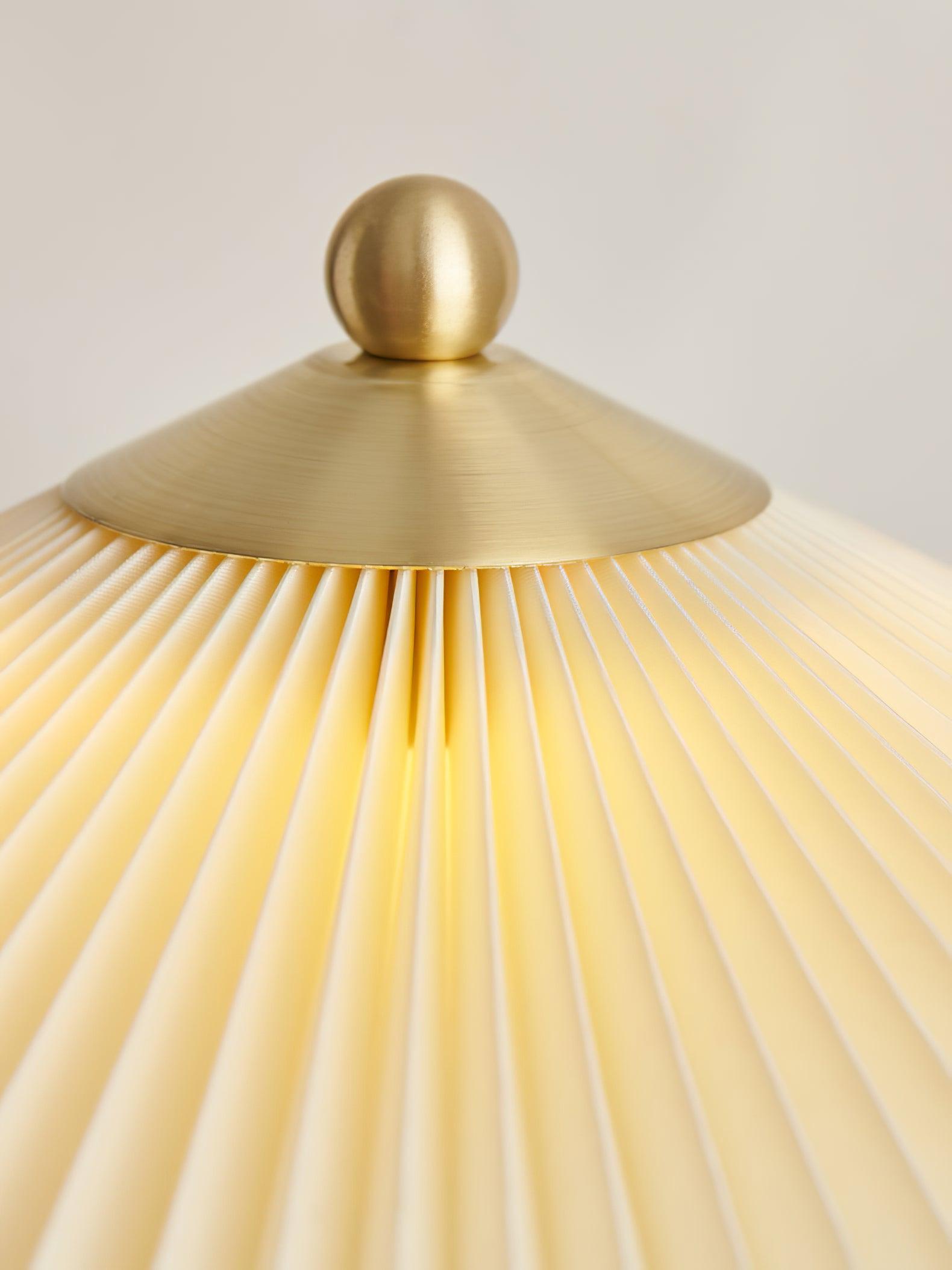 Perla Pleated Table Lamp - Blowlighting