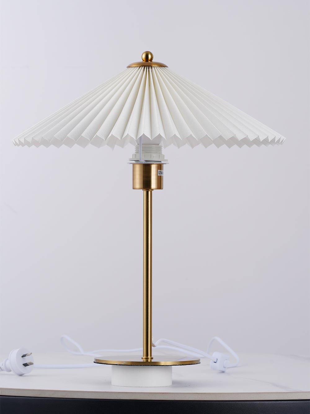 Perla Pleated Table Lamp - Blowlighting