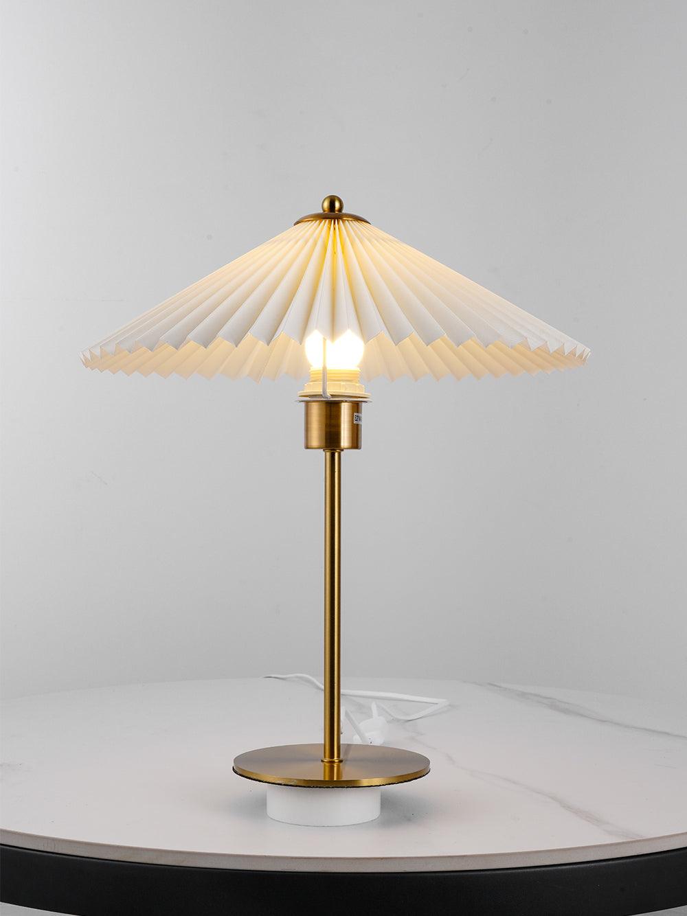 Perla Pleated Table Lamp - Blowlighting