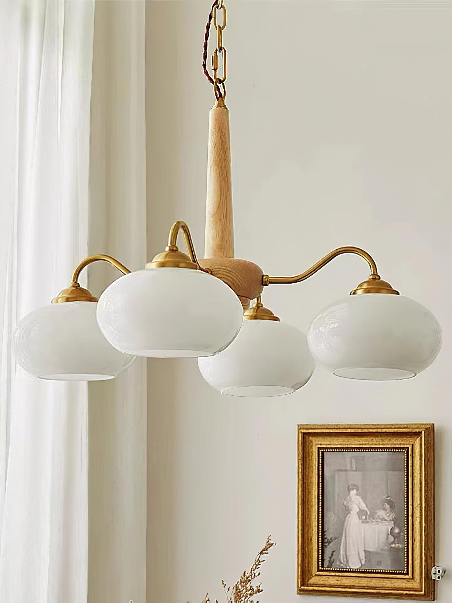 Persimmon Chandelier - Blowlighting