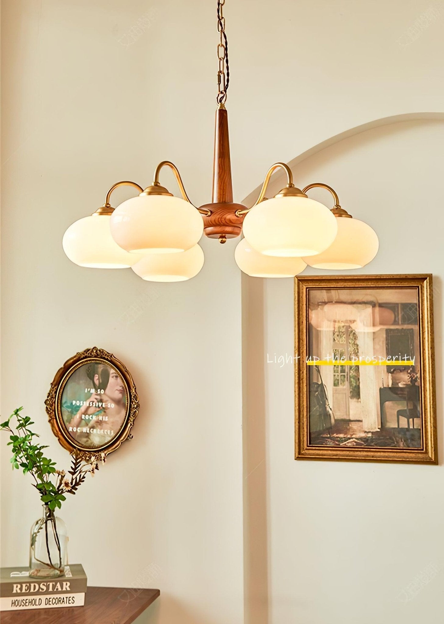 Persimmon Chandelier - Blowlighting