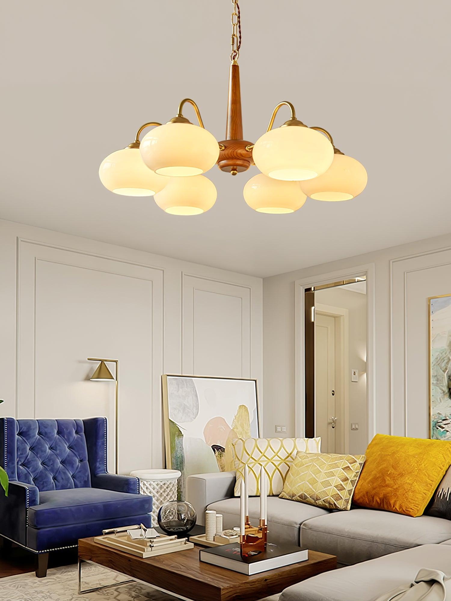Persimmon Chandelier - Blowlighting