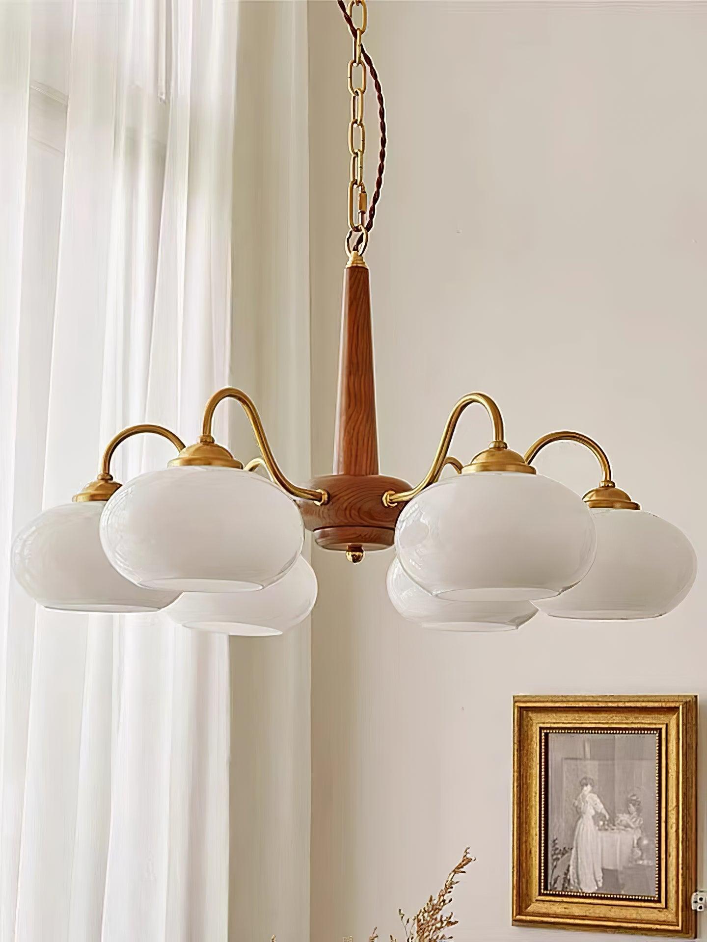 Persimmon Chandelier - Blowlighting