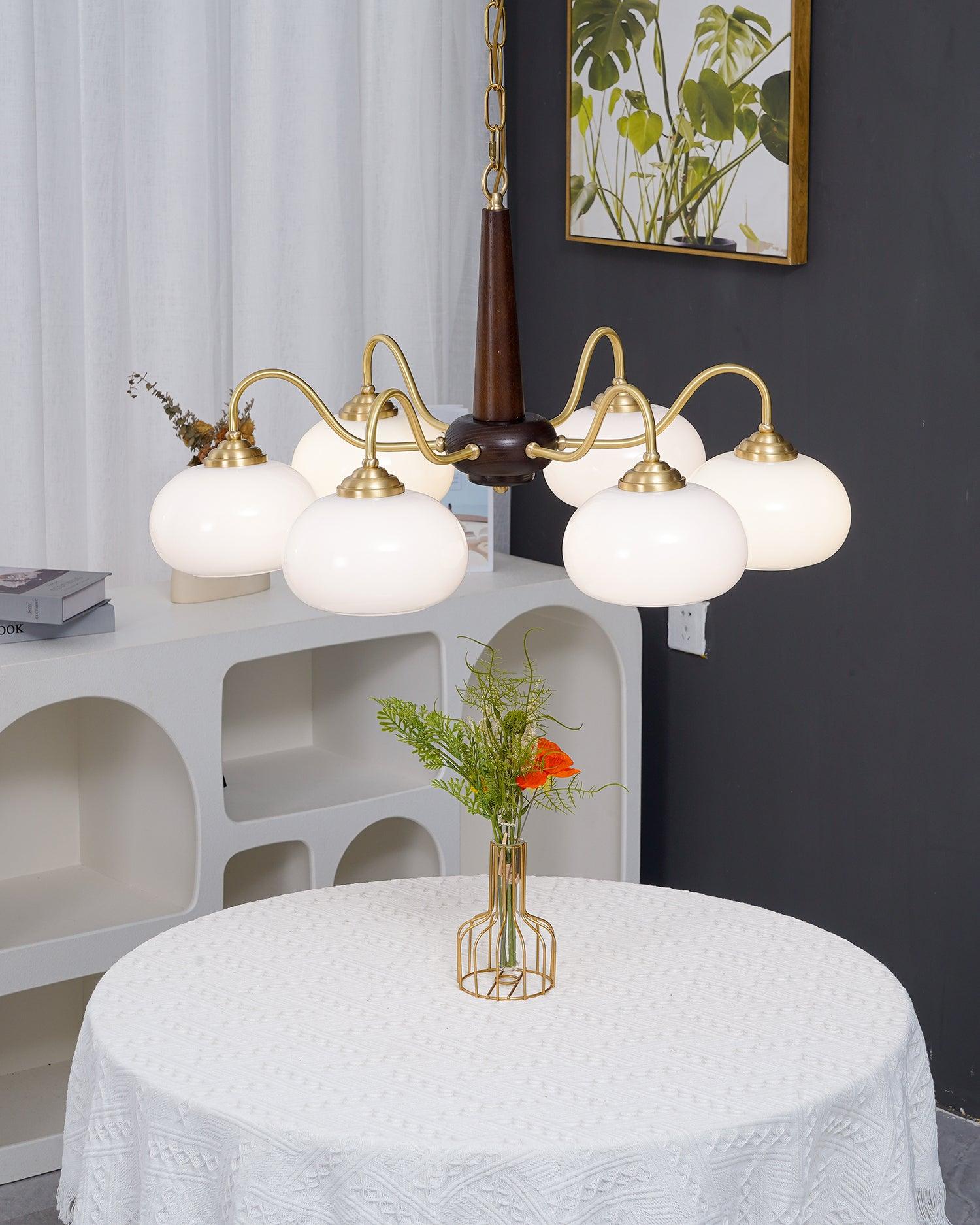 Persimmon Chandelier - Blowlighting