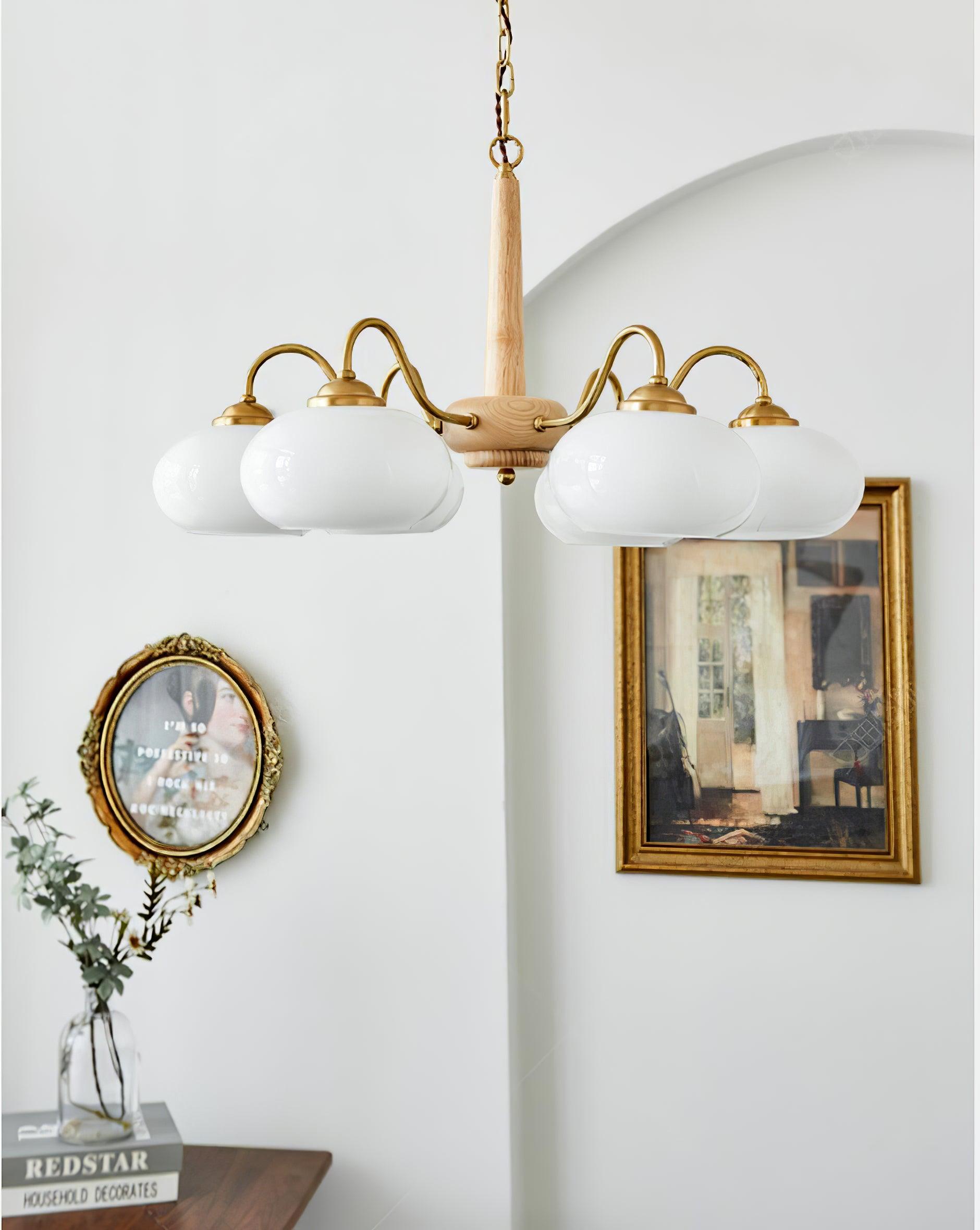Persimmon Chandelier - Blowlighting